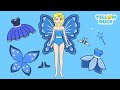 NEW COMPILATION FAIRY PAPER DOLLS DRESS UP & DOLLHOUSES