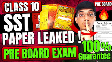 I Got Your SST Pre-Board Paper 100% Real 🔥