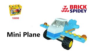 How to make a mini plane using Lego 10698 tutorial #lego10698 #legomoc #plane #toddlers