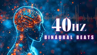 Boost Your Productivity With 40Hz Binaural Beats | Retain Information Quickly, Stay alert & Focused