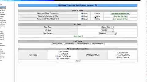 Getting started with SANBlaze VirtuaLUN initiator mode