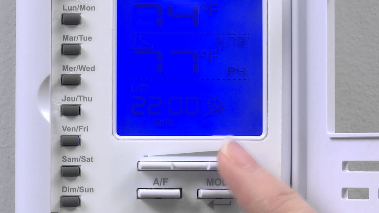 How to program the Schluter®-DITRA-HEAT-E-RSD Thermostat- Fahrenheit