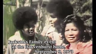 Michael Jackson & Family Encino private Party 70's | Rare Old footage