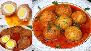 2 Best Kofta Recipes For Dawat Menu - Nargisi Kofta Recipe - Chicken Kofta - Cooking with Passion