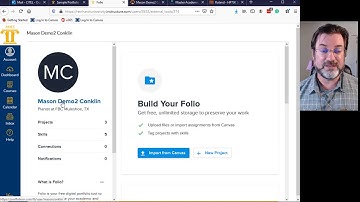 Submit Portfolium Project URL to Canvas Assignment