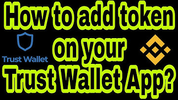 How to add TOKEN on your Trust Wallet App @TrustWallet