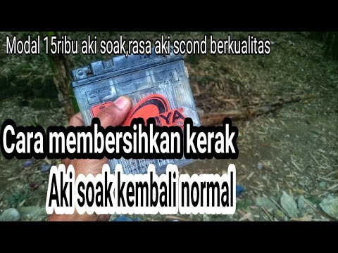 Cara Memperbaiki Aki Basah yang Soak, Mudah dan Ampuh,soak,Jangan