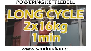 P.t.v - Long Cycle 2X16Kg 1Min Iulian Marian Sandu Iko Ikff Kettlebell Sport