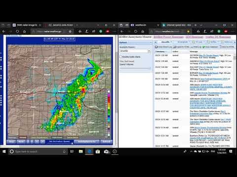 National Weather Service Amarillo - 5/23/19 Texas/Oklahoma Panhandle (Amarillo, Texas) NOAA Weather Radio Tornado Severe Weather Covrage