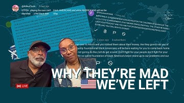 THE COMMENTS ARE WILD: Why Some Black Americans Are MAD We’re Leaving the U.S.