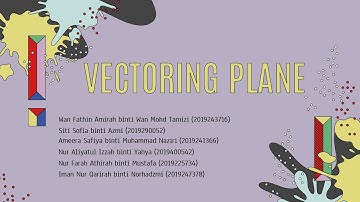 MAT263: Application of Linear Algebra - Vectoring Plane