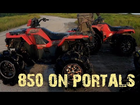 Horsepower makes me giggle!  NBS Sportsman 850 on Portals !!!