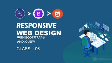 Convert PSD to HTML with CSS Bootstrap 5 & JQuery Full Responsive [ Class::06]