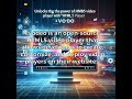 Unlocking the Power of HTML5 Video Player with cvodeo #html