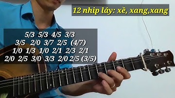 Vọng cổ câu 1 2 dây đào cơ bản ký âm số