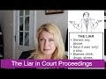 The Liar in Court Proceedings