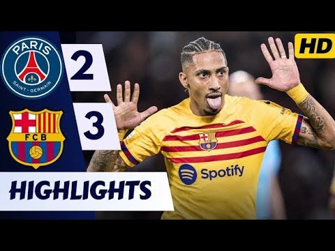 Barcelona vs PSG | UEFA CHAMPIONS highlights 2024 | Barca vs Psg part #1