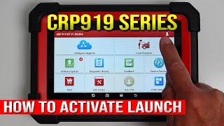 Launch X431 CRP919EBT Setup &amp; Activation (Bidirectional Scanner)