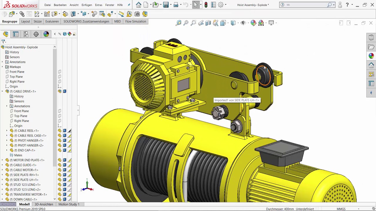 Solidworks 2019 Baugruppen Baugruppe Als Teil Speichern Youtube
