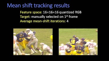 Mean Shift Tracking Results