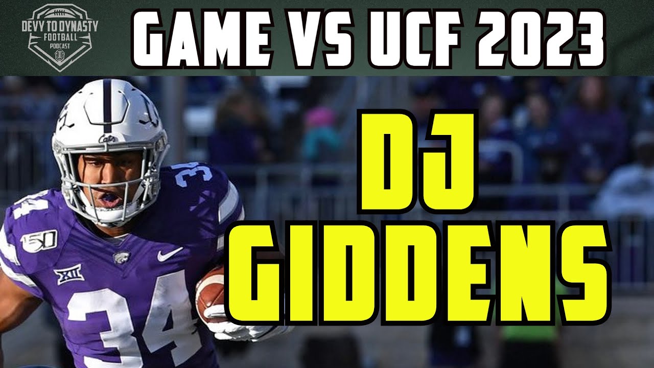 DJ Giddens has HUGE GAME vs UCF 2023 | Kansas State Football