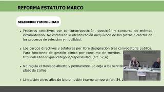 Análisis Borrador Estatuto Marco Carrera Profesional