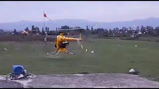 Visit friends with Mosquito XE helicopter