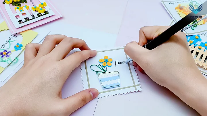 JABN12 Create Special Paper Designs Quilling Pot O...