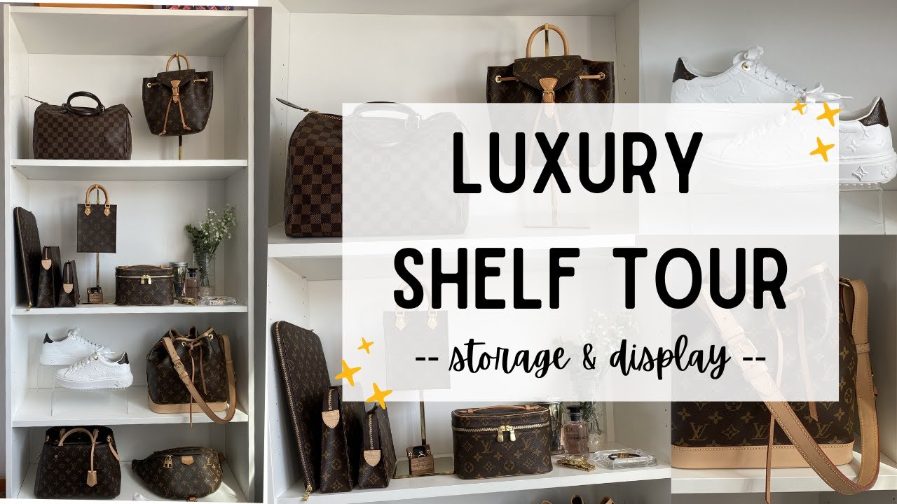 display luxury bag collection