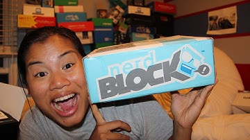 2015 August Nerd Block Classic Unboxing - [Summer Mix Tape]