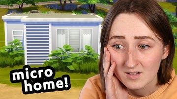 i built a fully functional MICRO home in the sims!