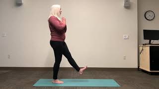 Yoga for Balance: Marching Twist | 2-Minutes | Yoga with Mikky