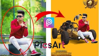 New PicsArt PUBG game Car photo editing in 2021 step by step in PicsArt app step by step in screen screenshot 3