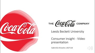 Consumer insight video presentation (The Coca Cola Company) c367518