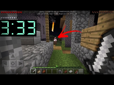 ENTITY 303 ME AJUDOU FAZER O PORTAL PROIBIDO ! ? - JOGANDO AS 3:33 AM (DA MADRUGADA) MINECRAFT PE