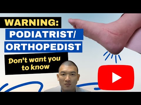 Warning:  Podiatrist / Orthopedist Does not want you to know this truth.