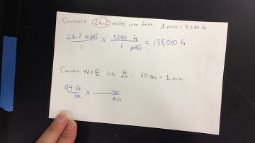 Unit Conversions: Factor Label Method