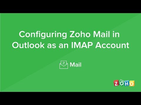 Configure in Outlook - IMAP - Zoho Mail