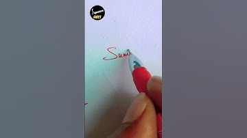 How Make Sumit Name Signature | Learn Sumit Name Signature