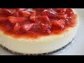 Ricotta Cheesecake with Strawberry Topping