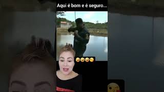 Aqui É Tranquilo E Seguro 🤣 #Funny #Engraçado #Curtos #Prank #Shots #Memes