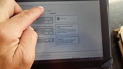 Linde H50D Particle filter monitoring- Bluetooth connection