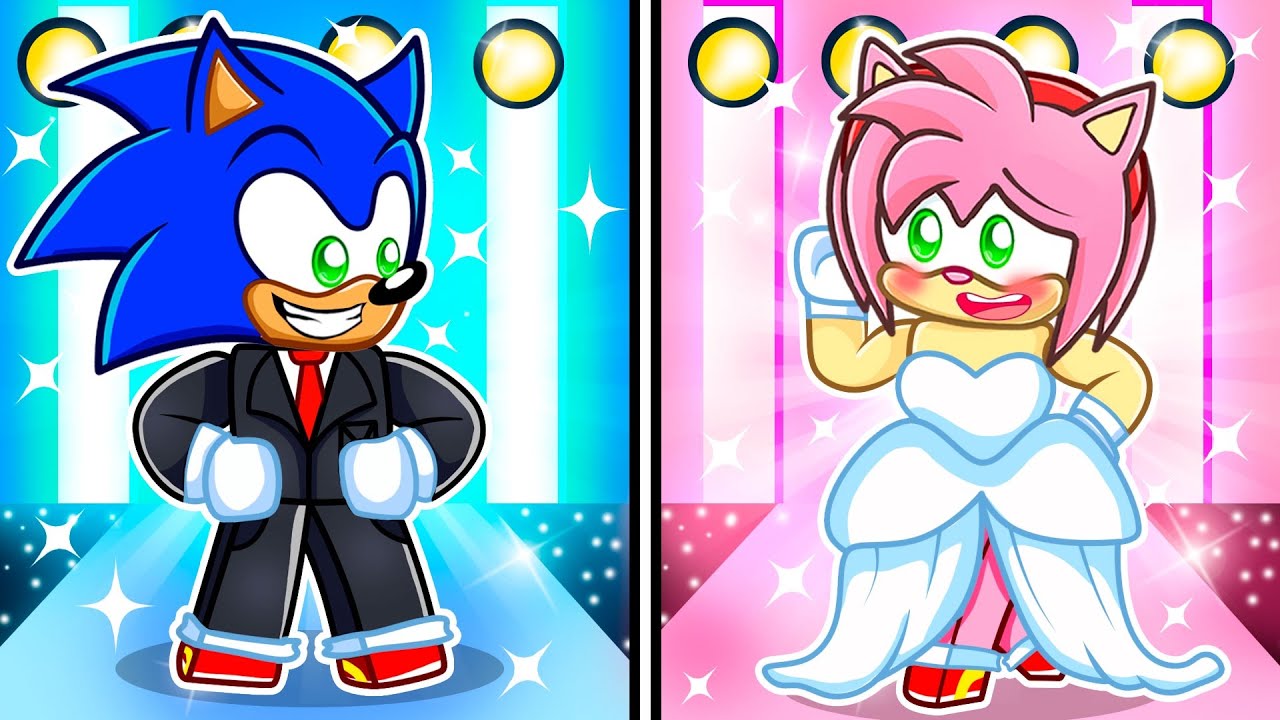 Sonic vs HIS CRUSH in Dress to Impress!