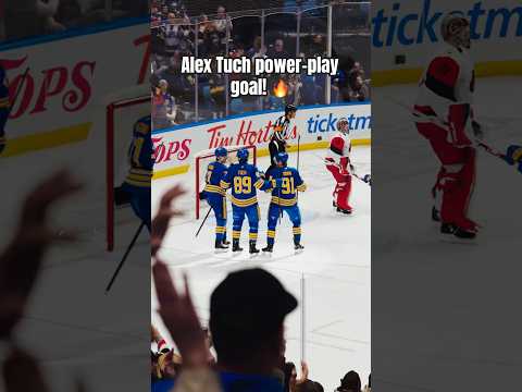Ryan McLeod cheffing it up to Alex Tuch! 🙌 #nhl #buffalosabres #goals