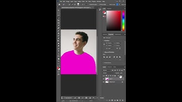 Changing the color of a T-shirt in Photoshop