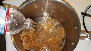 In this video i showcase how to prepare irish moss aka sea (botanical
name chondrus cripsus) into a gel/jelly! the track/beat (pledge of
insanity) was p...