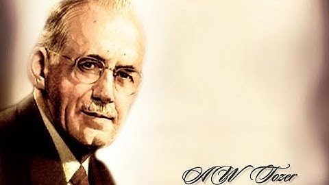 A.W Tozer