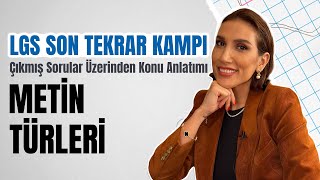 LGS Son Tekrar Kampı | Metin Türleri #lgs #lgstürkçe