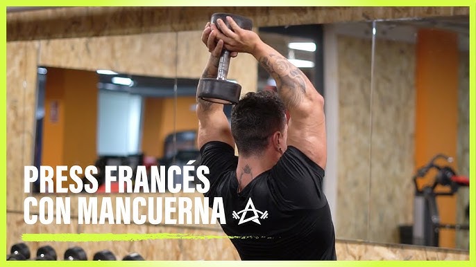 Press francés con mancuernas tumbado - MIGUELWORKFIT