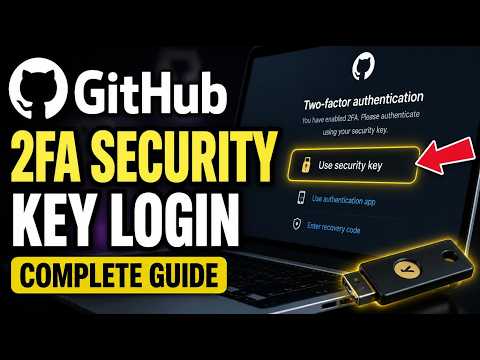 Как пройти аутентификацию в GitHub с помощью 2FA и ключей безопасности — Полное руководство